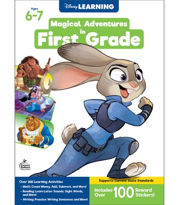 Disney Learning, Paperback Workbook Magical Adventures in First Grade (705371)