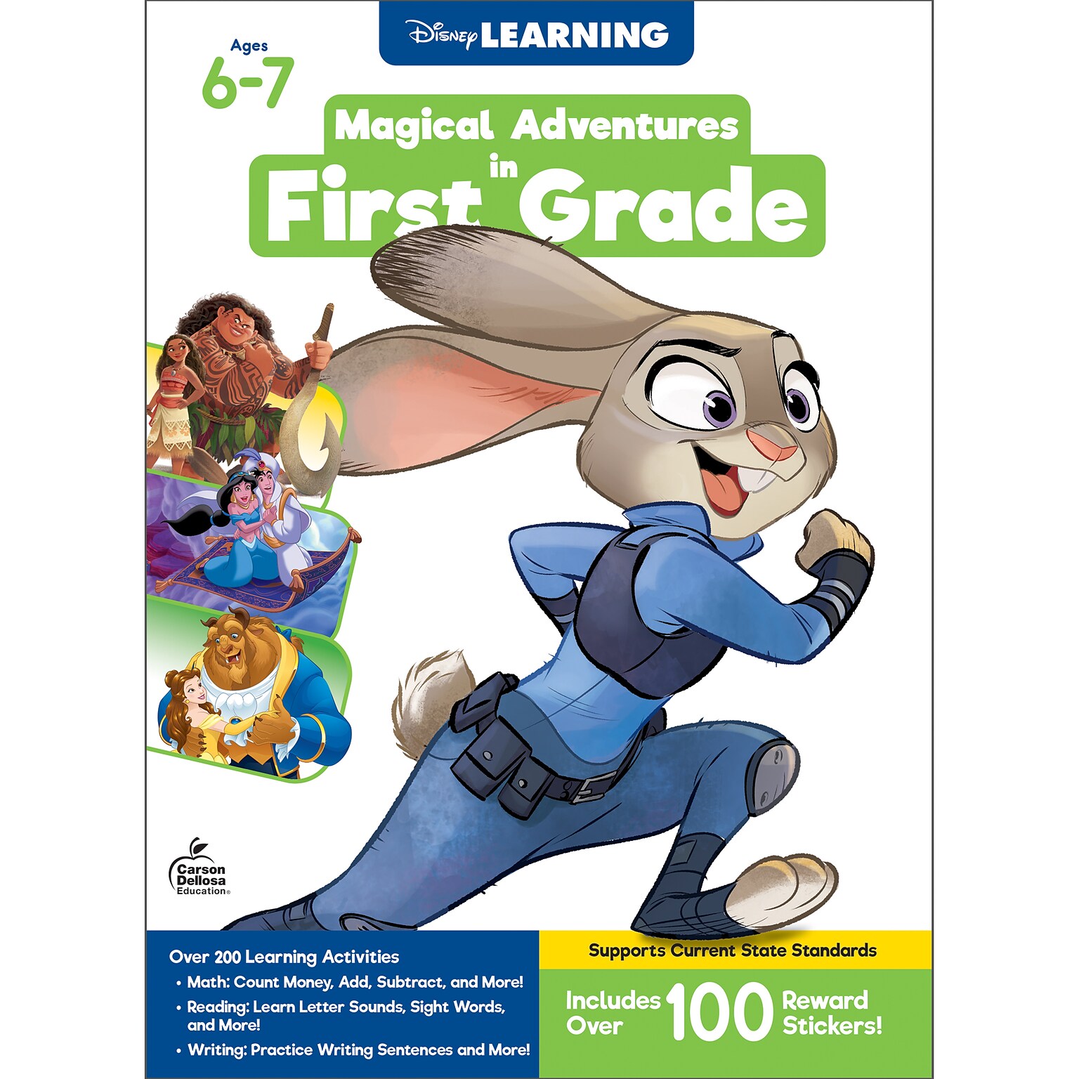 Disney Learning, Paperback Workbook Magical Adventures in First Grade (705371)