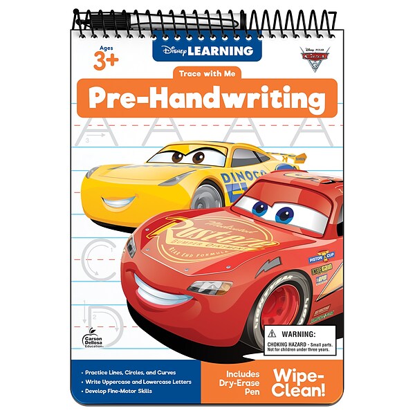 Disney Learning Trace with Me, Paperback Activity Pad Pre-Handwriting (705382)