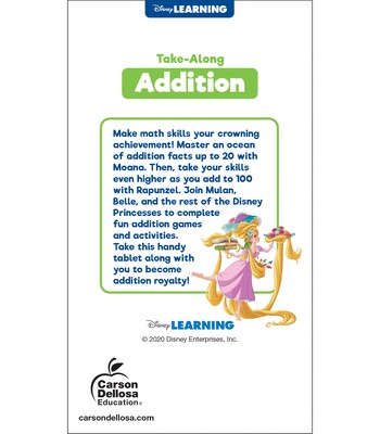 Disney Learning My Take-Along Tablet, Paperback Activity Pad Addition (705379)