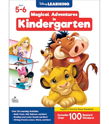 Disney Learning, Paperback Workbook Magical Adventures in Kindergarten (705370)