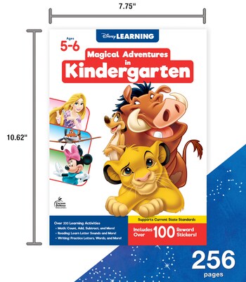 Disney Learning, Paperback Workbook Magical Adventures in Kindergarten (705370)