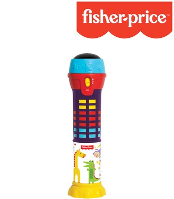 Fisher-Price 380031 Dancing Lights Microphone, Plastic, Multicolor