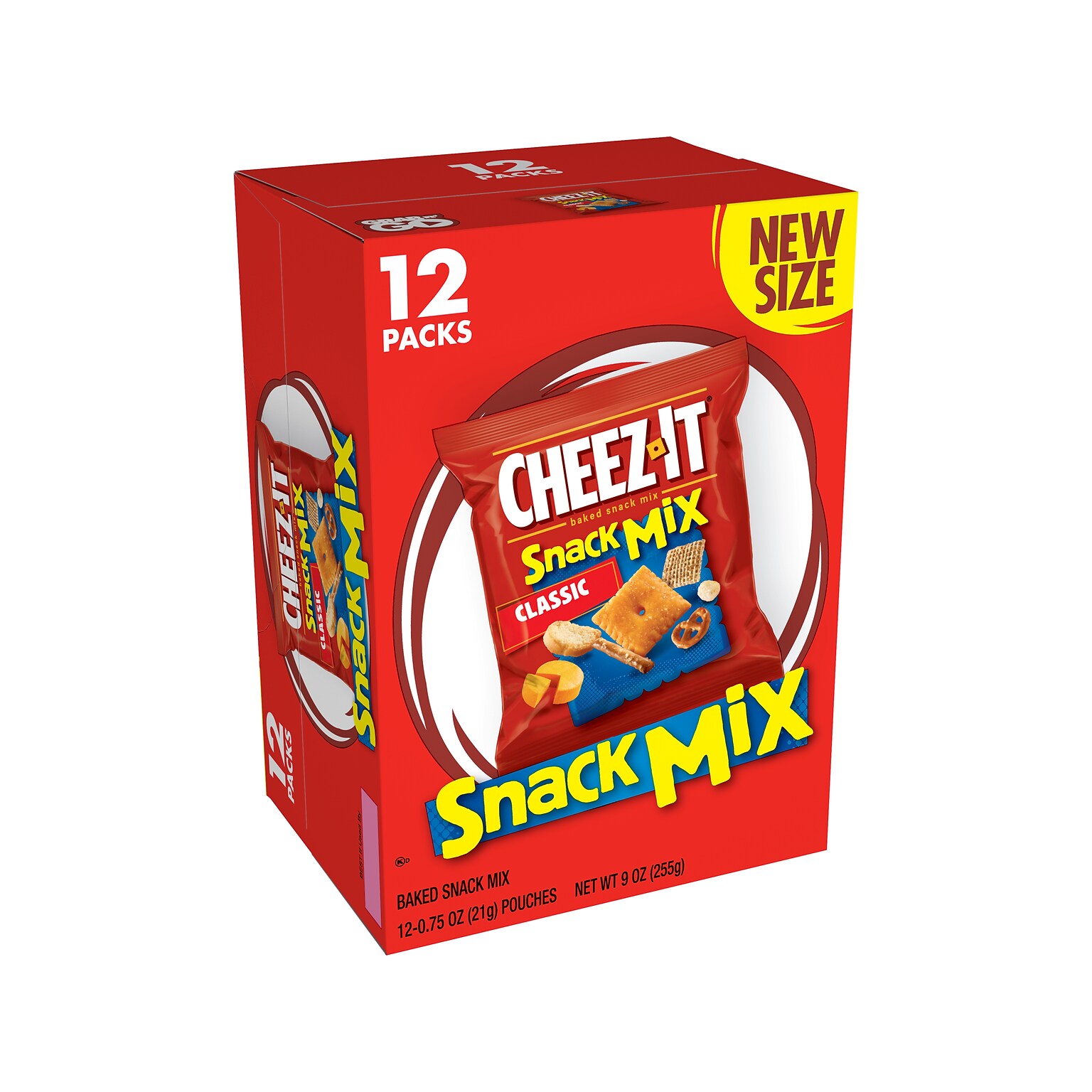 Cheez-It Classic Cheese Snack Mix, 0.75 oz., 12 Bags/Pack (KEE11719)