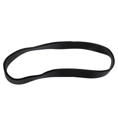 JAM Paper Colored Multi-Purpose #64 Rubber Bands, 3.5" x 0.25", Non-Latex, Black, 100/Pack (33364RBBL)