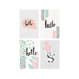 Better Office Hello Cards with Envelopes, 6 x 4, Assorted Colors, 100/Pack (64560)