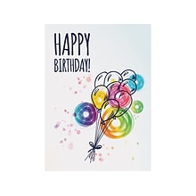 Better Office Birthday Cards with Envelopes, 6 x 4, Multicolor, 100/Pack (64531)