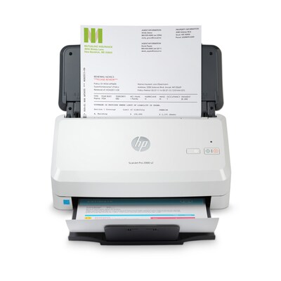 HP Scanjet Pro 2000 s2 Duplex Desktop Document Scanner, White (6FW06A#BGJ)