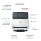 HP Scanjet Pro 3000 s4 Duplex Desktop Document Scanner, White (6FW07A#BGJ)