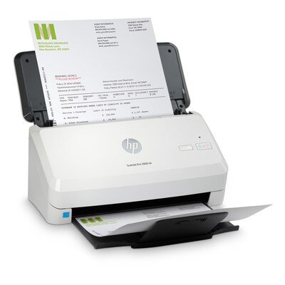 HP Scanjet Pro 3000 s4 Duplex Desktop Document Scanner, White (6FW07A#BGJ)