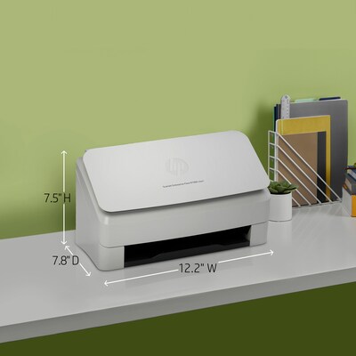 HP ScanJet Enterprise Flow N7000 Snw1 Duplex Desktop Document Scanner, White (6FW10A#BGJ)
