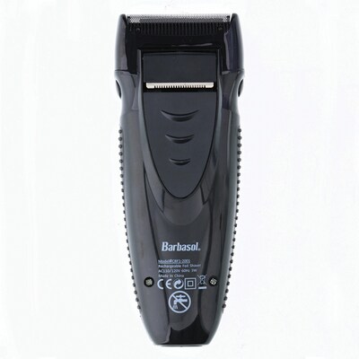Barbasol Men's Rechargeable Foil Shaver with Pop-up Trimmer (CBF1-2001-BLK)