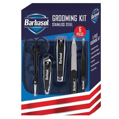Barbasol 6-Piece Nail Grooming Kit (CBG1-1001-BLK)