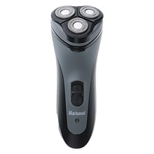Barbasol Mens Rechargeable Dry Rotary Shaver with Pop-up Trimmer (CBR1-1002-BLY)