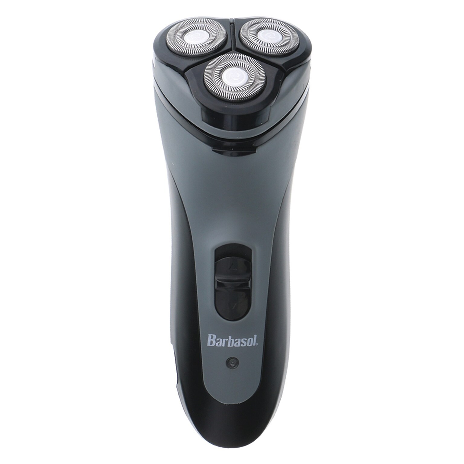 Barbasol Mens Rechargeable Dry Rotary Shaver with Pop-up Trimmer (CBR1-1002-BLY)