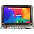 Linsay 10.1 Tablet with Tree Marble Case, 2GB RAM, 64GB Storage, Android 13, Black (F10IPCMT)