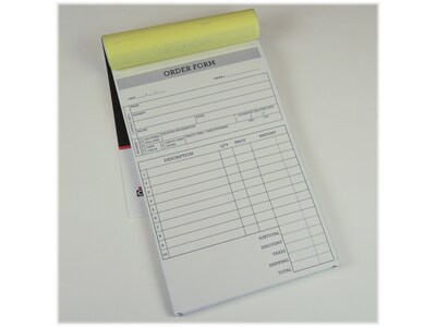 Cosco Simple 2-Part Carbonless Work Orders, 5.5 x 8.5, 50 Sets/Book (074001)