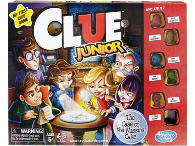 Hasbro Clue Junior Board Game, Multicolor (C1293)