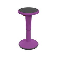 MooreCo Hierarchy Grow Tall Plastic School Chair, Purple (50970-PURPLE)