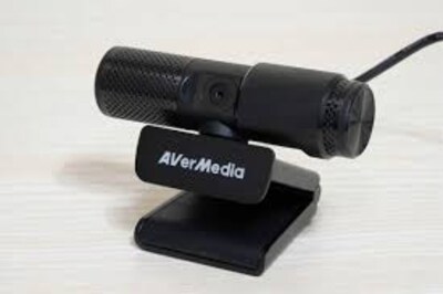 AVerMedia Live Streamer CAM 2MP Webcam, Full Color, 1080p, Black (PW313)