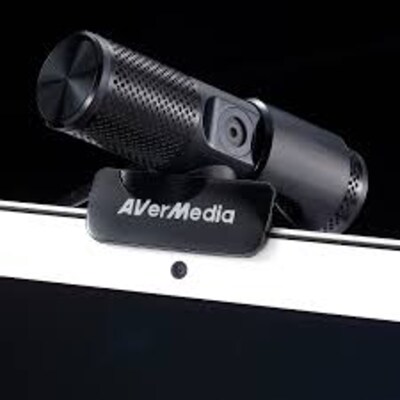 AVerMedia Live Streamer CAM 2MP Webcam, Full Color, 1080p, Black (PW313)