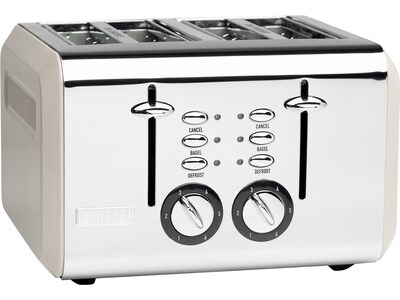 Haden Cotswold 4-Slice Pop-Up Toaster, Putty (75011)