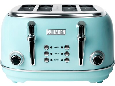 Haden Heritage 4-Slice Pop-Up Toaster, Turquoise (75005)