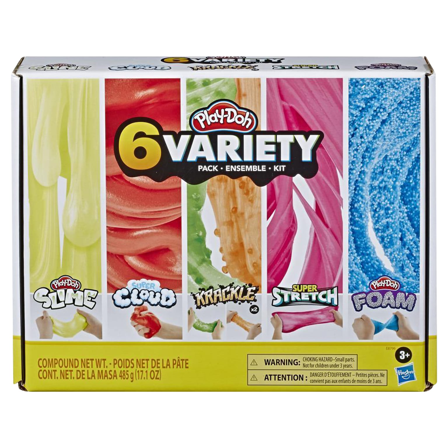 Play-Doh Specialty Compounds, Assorted Colors, 6/Pack (E8796)