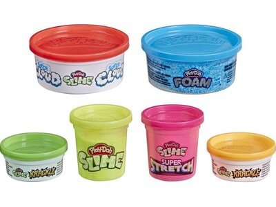 Play-Doh Specialty Compounds, Assorted Colors, 6/Pack (E8796)