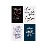 Better Office Religious Cards with Envelopes, 6 x 4, Assorted Colors, 100/Pack (64550)