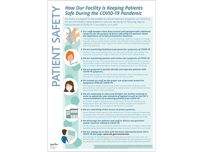 ComplyRight Safety Awareness Poster, Blue/White (N0115)