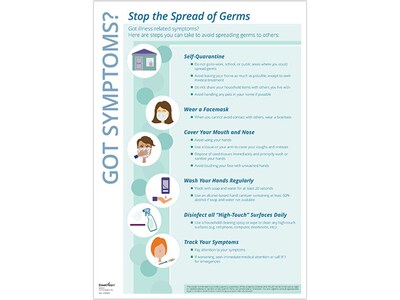 ComplyRight Safety Awareness Poster, Blue/White (N0082)
