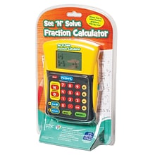 Educational Insights See N’ Solve Fraction Calculator (EI-8479)
