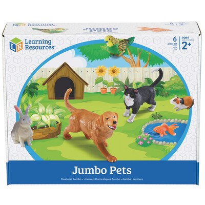 Learning Resources Jumbo Pets, Set of 6 (LER0688)