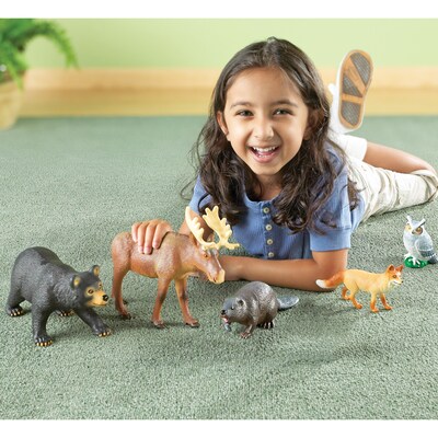 Learning Resources Jumbo Forest Animals, Set of 5 (LER0787)