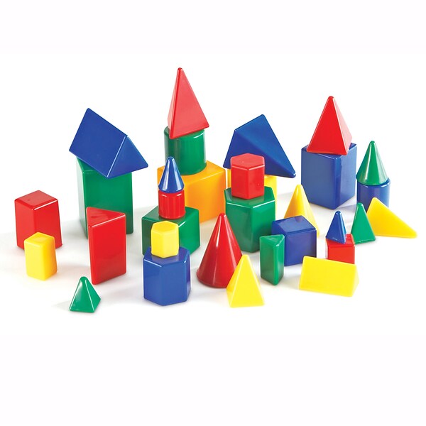 Learning Resources Mini GeoSolids, Pack of 32 (LER0913)