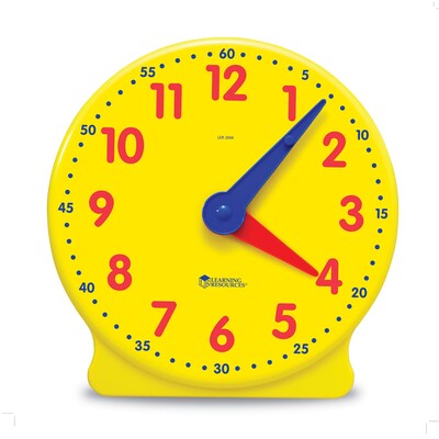 Learning Resources Big Time Learning Clock, 12-Hour Demonstration Clock (LER2094)