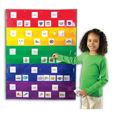 Learning Resources Rainbow Pocket Chart (LER2197)