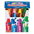 Learning Resources Rainbow Sorting Crayons, Assorted Colors, 56/Set (LER3070)