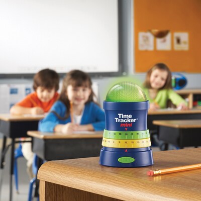 Learning Resources Time Tracker Mini 2 Hour Visual Timer, Blue (LER6909)