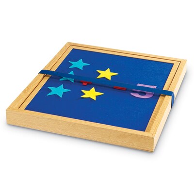 Learning Resources Double-Sided Tabletop Easel,  19-3/4H, Magnetic Whiteboard (LER7286)