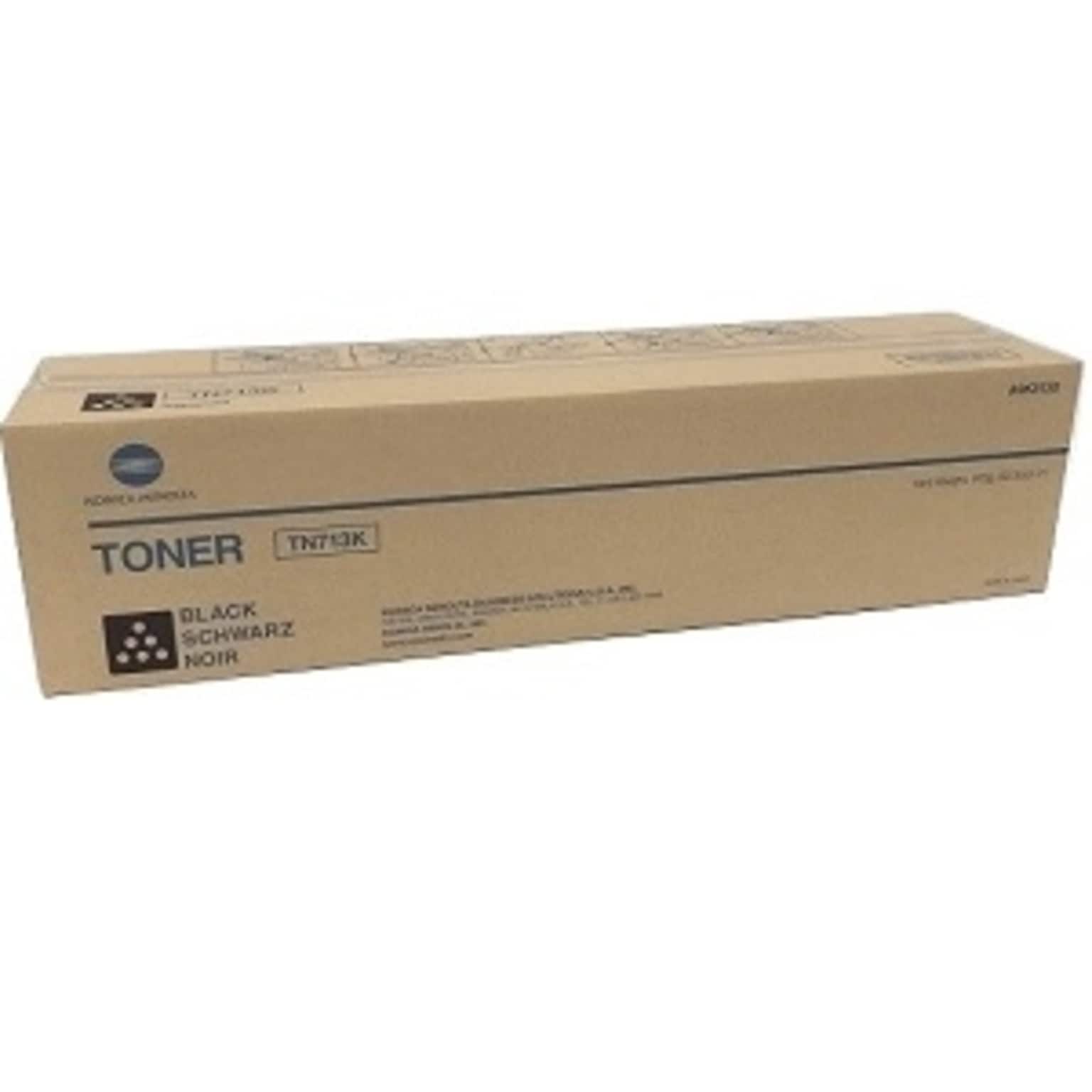 Konica Minolta TN713K Black Toner Cartridge, Standard Yield, Proprietary