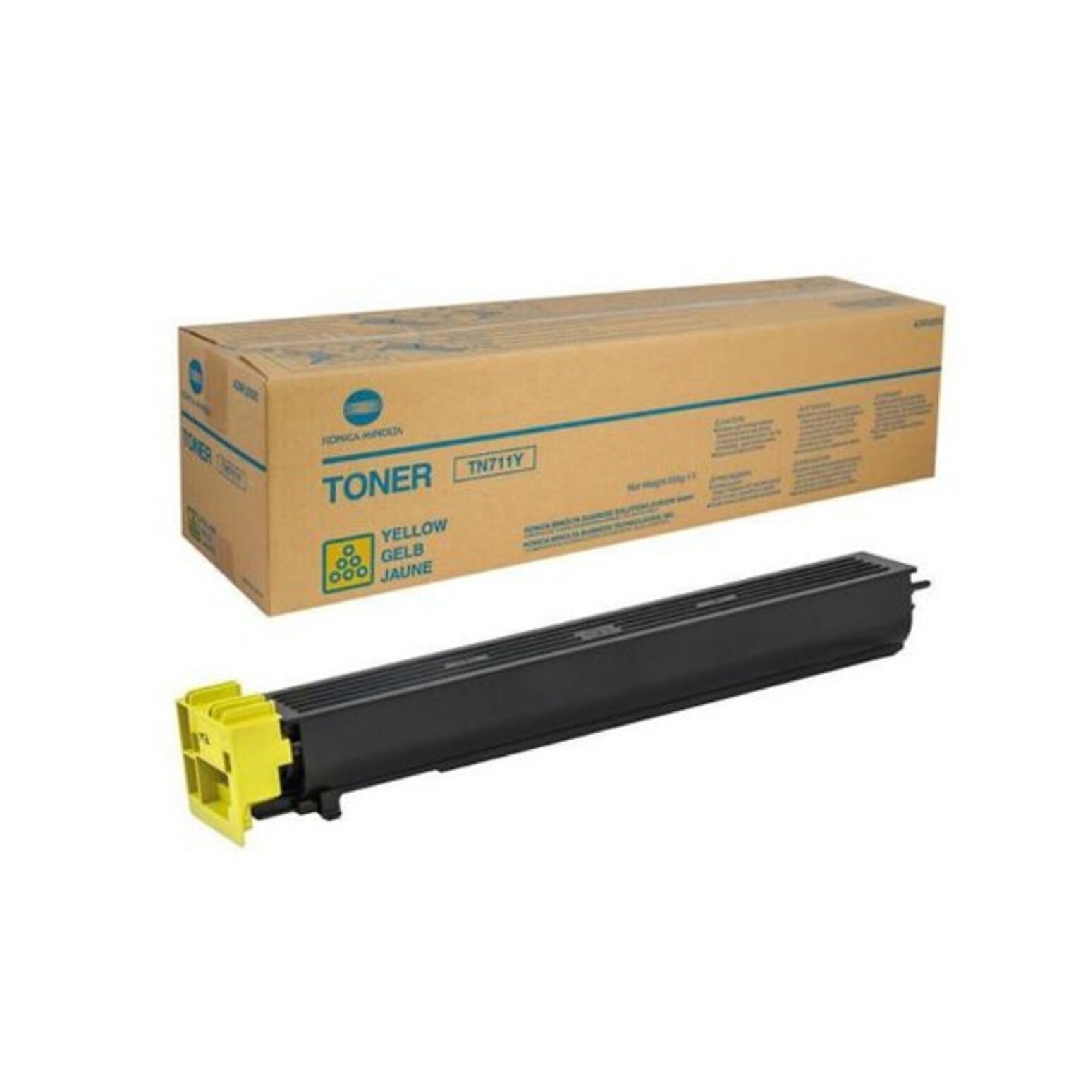 Konica Minolta TN711Y Yellow Toner Cartridge, Standard Yield, Proprietary