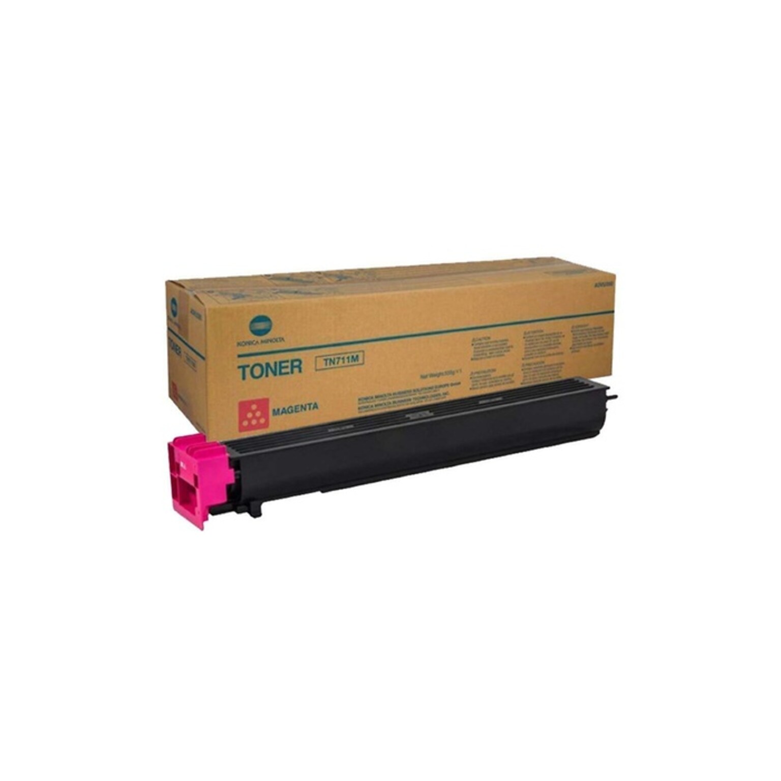 Konica Minolta TN711M Magenta Toner Cartridge, Standard Yield, Proprietary