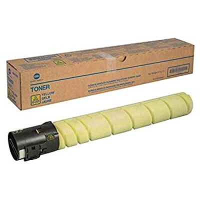 Konica Minolta TN514Y Yellow Toner Cartridge, Standard Yield, Proprietary