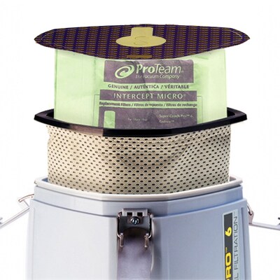 ProTeam Closed 6qt. Triangular Intercept Filter, 10/Pk (107374)