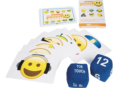 S&S Jumbo Emoji Fitmatch Game Pack, Assorted Colors (W13871)