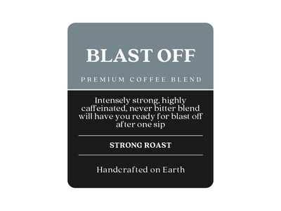 Copper Moon Blast Off Arabica Ground Coffee, Strong Roast, 12 oz. (205331)