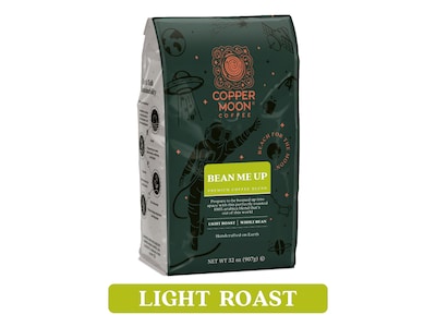 Copper Moon Bean Me Up Arabica Beans Coffee, Light Roast, 32 oz. (260122 - BAG)