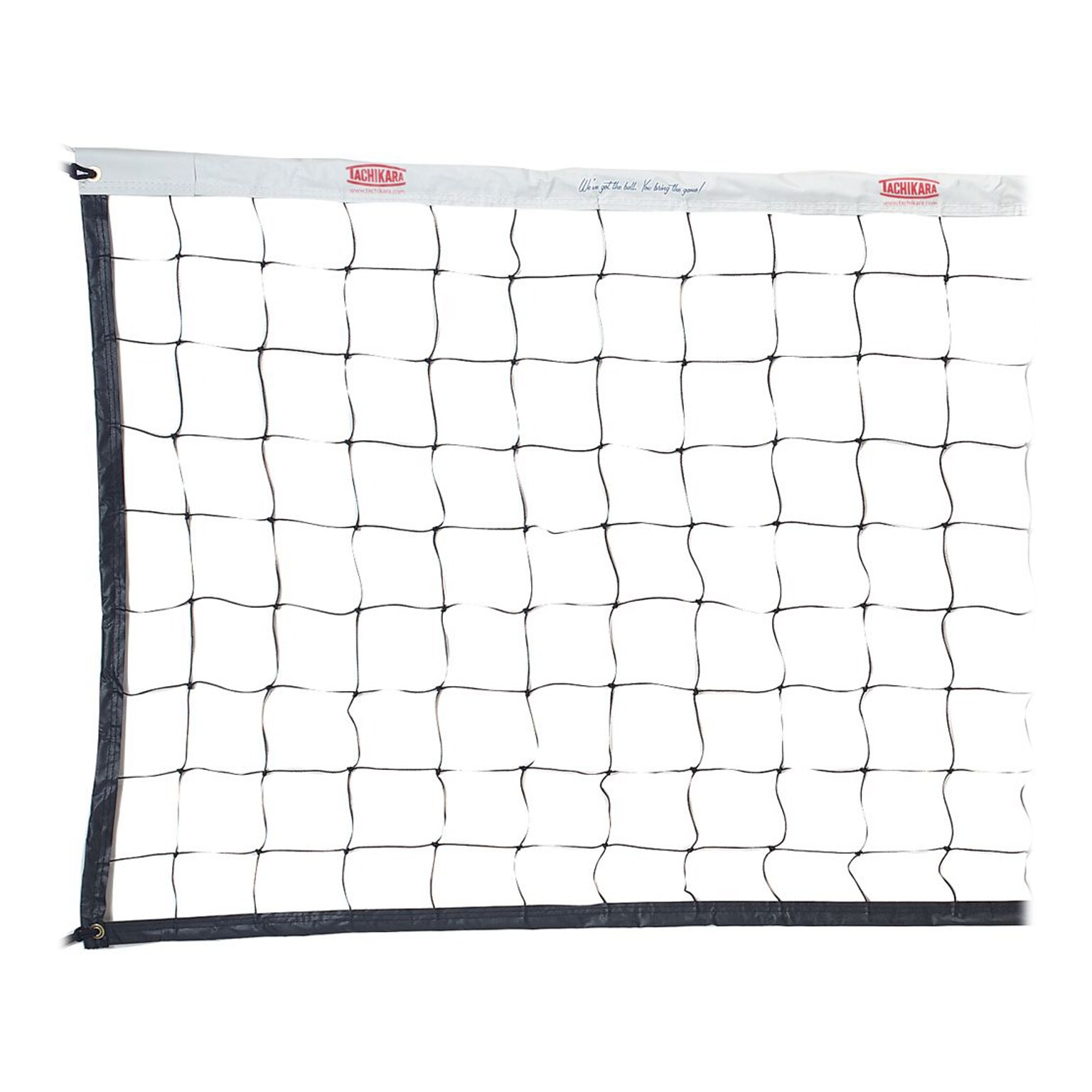 Tachikara Volleyball Net, White/Black (REC-NET)